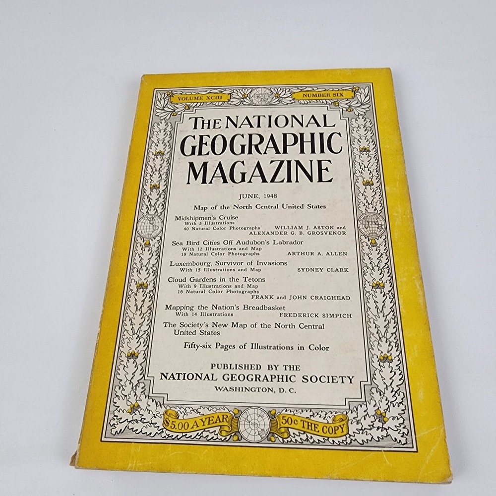National‎ Geographic Magazine June 1948 No Insert